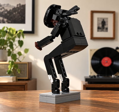 Building Block Toy for Assembling Michael Jackson, Classic Dance Pose Figure, Tribute to a Legendary Icon, Gift for Michael Jackson Fans