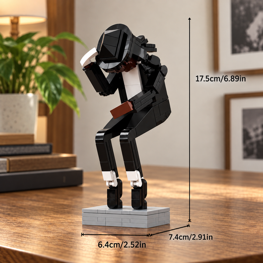 Building Block Toy for Assembling Michael Jackson, Classic Dance Pose Figure, Tribute to a Legendary Icon, Gift for Michael Jackson Fans