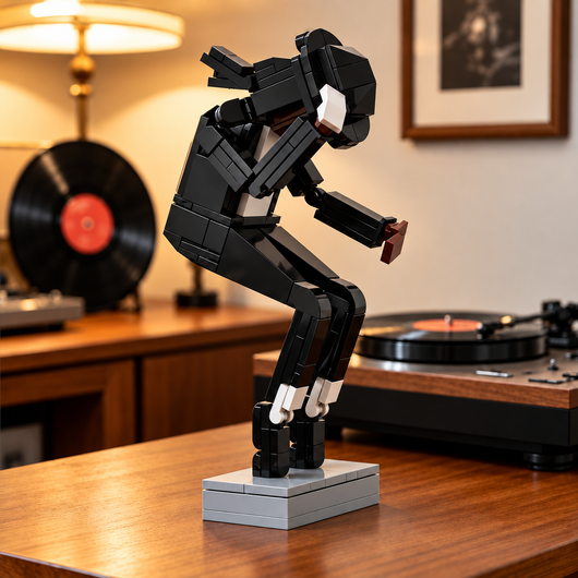 Building Block Toy for Assembling Michael Jackson, Classic Dance Pose Figure, Tribute to a Legendary Icon, Gift for Michael Jackson Fans